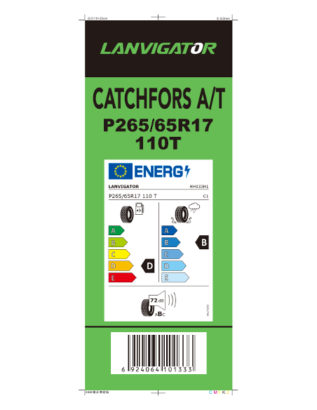CATCHFORS A/T LANVIGATOR 265 65 17 110 T
