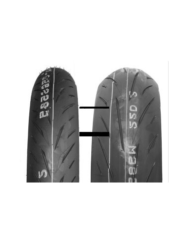 200/55 ZR17 TL 78W BATTLAX S22 REAR SDR KTM 