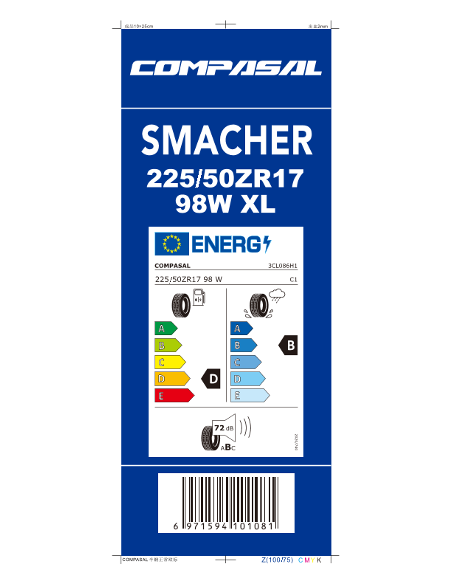 SMACHER COMPASAL 225 50 17 98 W